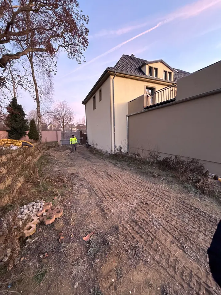 Einfahrt vorher